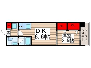 レジディア門前仲町プレイスの物件間取画像